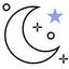 幫助入睡 Helps with sleep  icon 